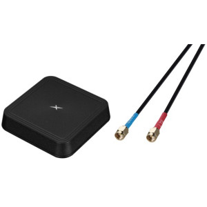 Taoglas MA585 2-in-1 Puck Style 5G/4G Cellular and GPS Antenna, 2 m cables, IP67
